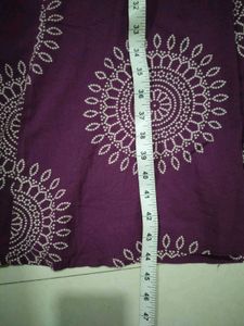 Beautiful Purple Printed Kurta Set