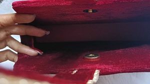 Charlotte tilbury velvet clutch 💕♥️