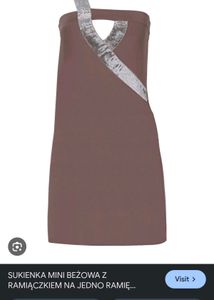 15238. Chic One Shoulder Sequin Detail Dress