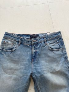 Vintage Zara Distressed Blue Denim Jeans