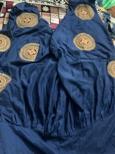 Embroidered Peach patiyala suit