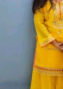 Beautiful Yellow Kurta Set with Dupatta