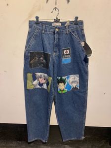 Anime Patch Denim Pants