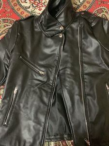 Sleek Black Biker Jacket