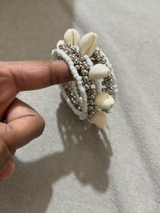 Boho Seashell Beaded Bracelet