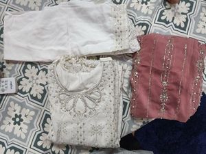 Elegant Embroidered Kurta Set