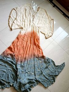 Boho Dip Dye Dress