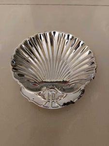 Decorative Silver Shell Trinket Dish