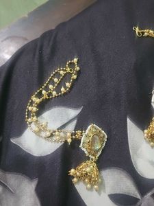Elegant Pearl &amp; Kundan Earrings