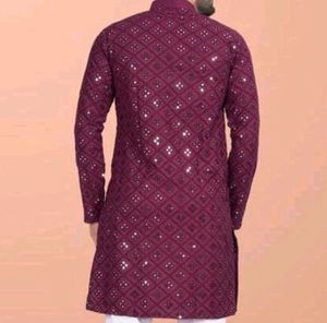 Purple Kurta For Men