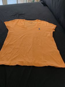 Ralph Lauren V-Neck Tee - Peach