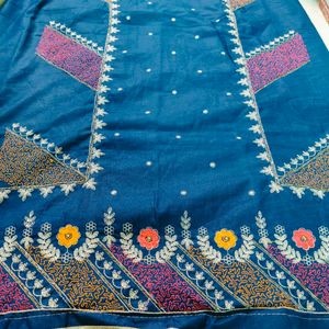 Elegant unstitched dress material,suit