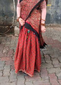 Beautiful Red Maxi Skirt