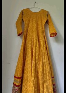Anarkali Kurta | Yellow