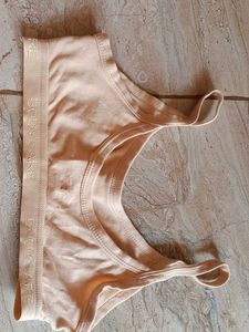 Comfortable Light Peach Sports Bra