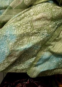 Beautiful Green Printed Saree