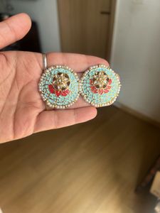 Exquisite Designer Round Earrings