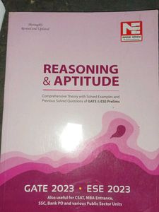 Reasoning & Aptitude Book for GATE/ESE 2023
