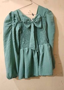 Smocked Square Neck Puff Sleeve Top