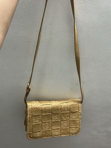 Woven Straw Crossbody Bag