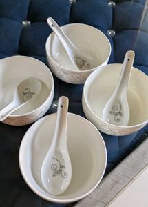 Bowls & Spoons Set of 6