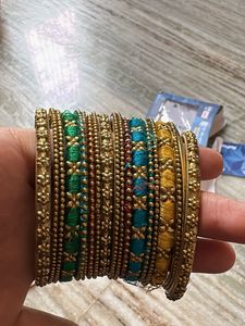 Set of Colorful Thread Bangles