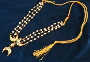 Chic Moon &amp; Pearl Layered Necklace