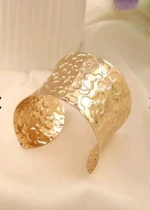 Hammered Metal Cuff Bracelet