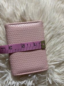 Chic Woven Pink Wallet
