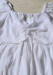 White girly top