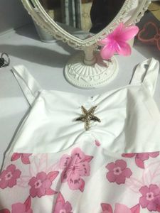 floral mesh halter neck top