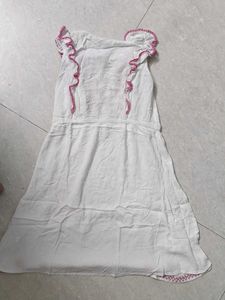 White Embroidered Dress
