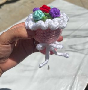 Handmade Crochet Flower Applique