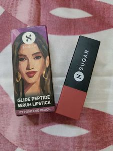 SUGAR Glide Peptide Serum Lipstick - Positano Peac