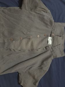Corduroy Button-Up Shirt