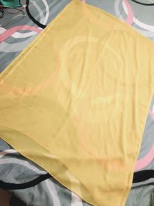 Yellow Plain Duppata