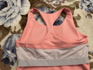 Coral Pink Racerback Tank Top