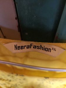Yellow Embroidered Kurta