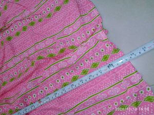 Beautiful Pink Floral Kurta Set
