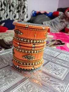Silk Thread Bangles 2.6 Size