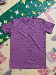 Purple Printed T-Shirt