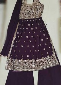 Embellished Purple Lehenga Choli Set