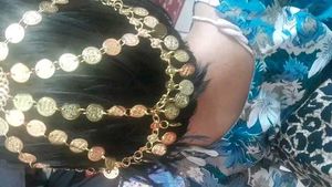 Exquisite Gold Coin Headpiece