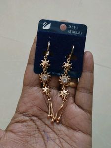 Devi Jewelry Rose Gold Drop Earrings