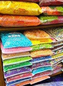 Lilian Acrylic shinning Beads combo 3.5kg