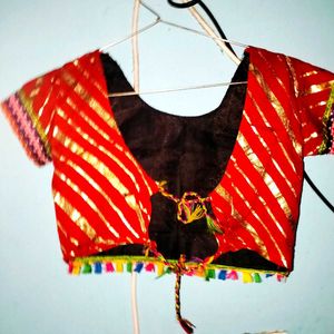 Vibrant Embroidered Crop Top