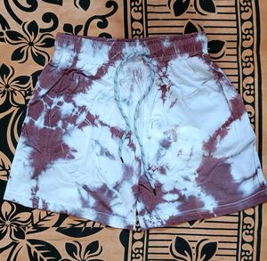 Tie Dye Cotton Shorts | Free Size 30 to 38 inch