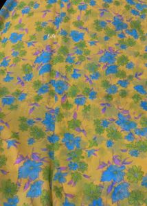 Vibrant Floral Saree