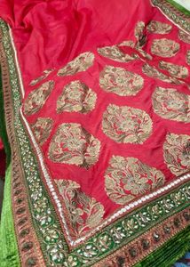 pure silk 🔥 copper zari saree with blouse 😍