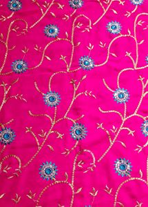 Elegant Pink n blue saree